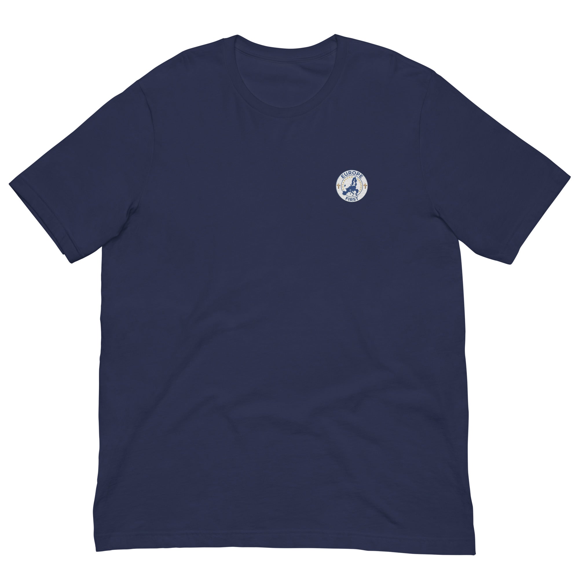 EMBROIDERED EF T-SHIRT - NAVY – EUROPE FIRST